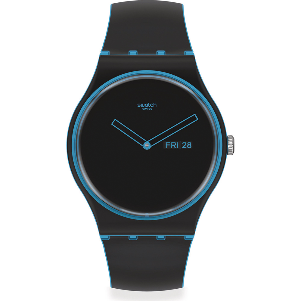 Reloj Swatch NewGent SO29S701 Minimal Line Blue