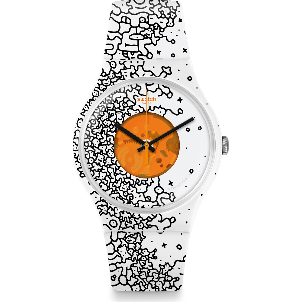 Reloj Swatch NewGent SUOW167 Orange Pusher