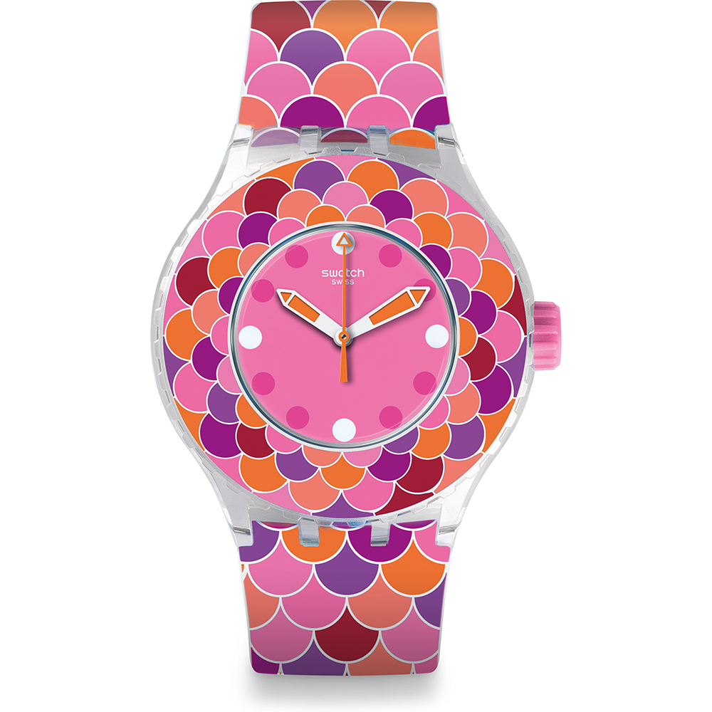 Reloj Swatch Scuba Libre SUUK111 Pedrinha Rosa