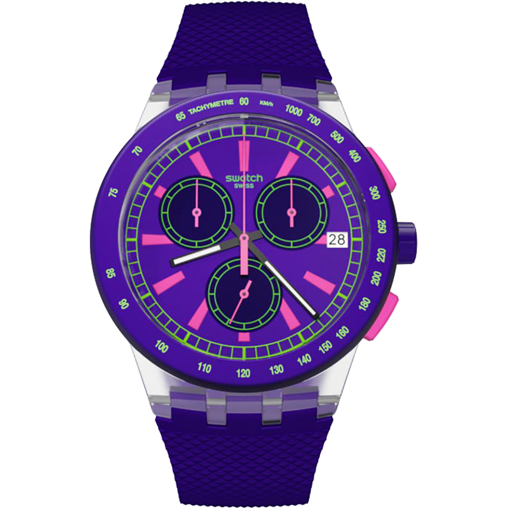 Reloj Swatch New Chrono Plastic SUSK400 Purp-Lol