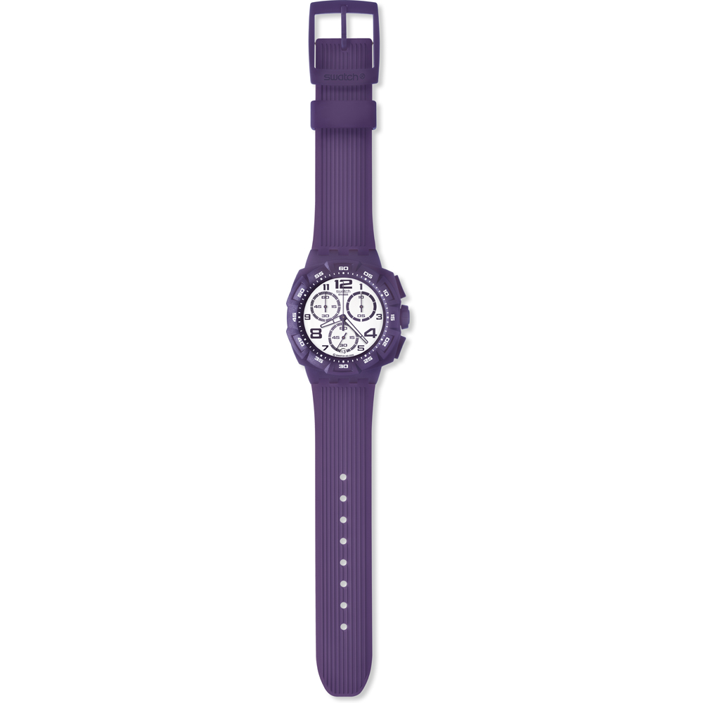 Reloj Swatch Chrono Plastic SUIV400 Purple Funk