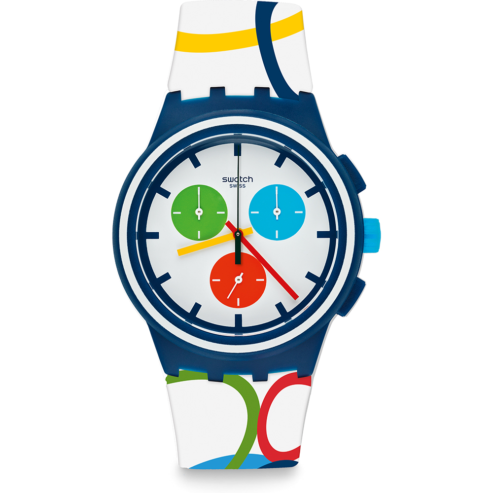 Reloj Swatch New Chrono Plastic SUSN100 Rio All Around