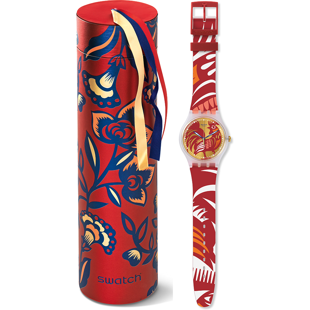 Reloj Swatch Chinese New Year Specials SUOZ226 Rocking Rooster