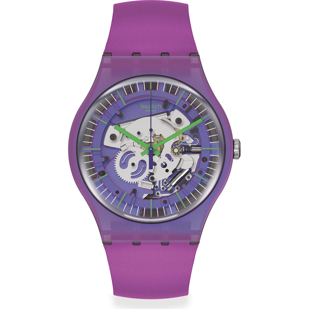 Reloj Swatch NewGent SUOM115 Shimmer Purple