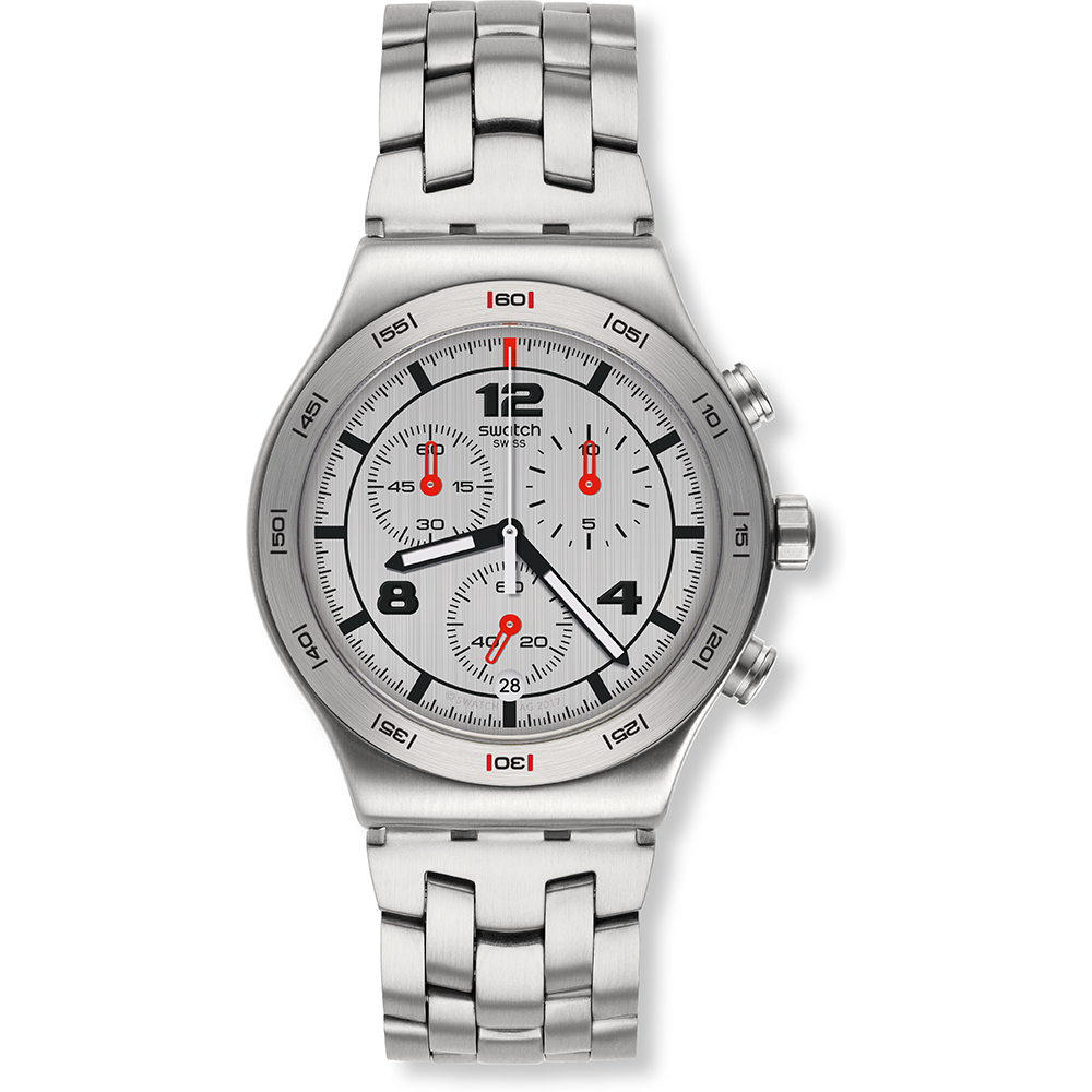 Reloj Swatch Irony - Chrono New YVS447G Silver Again