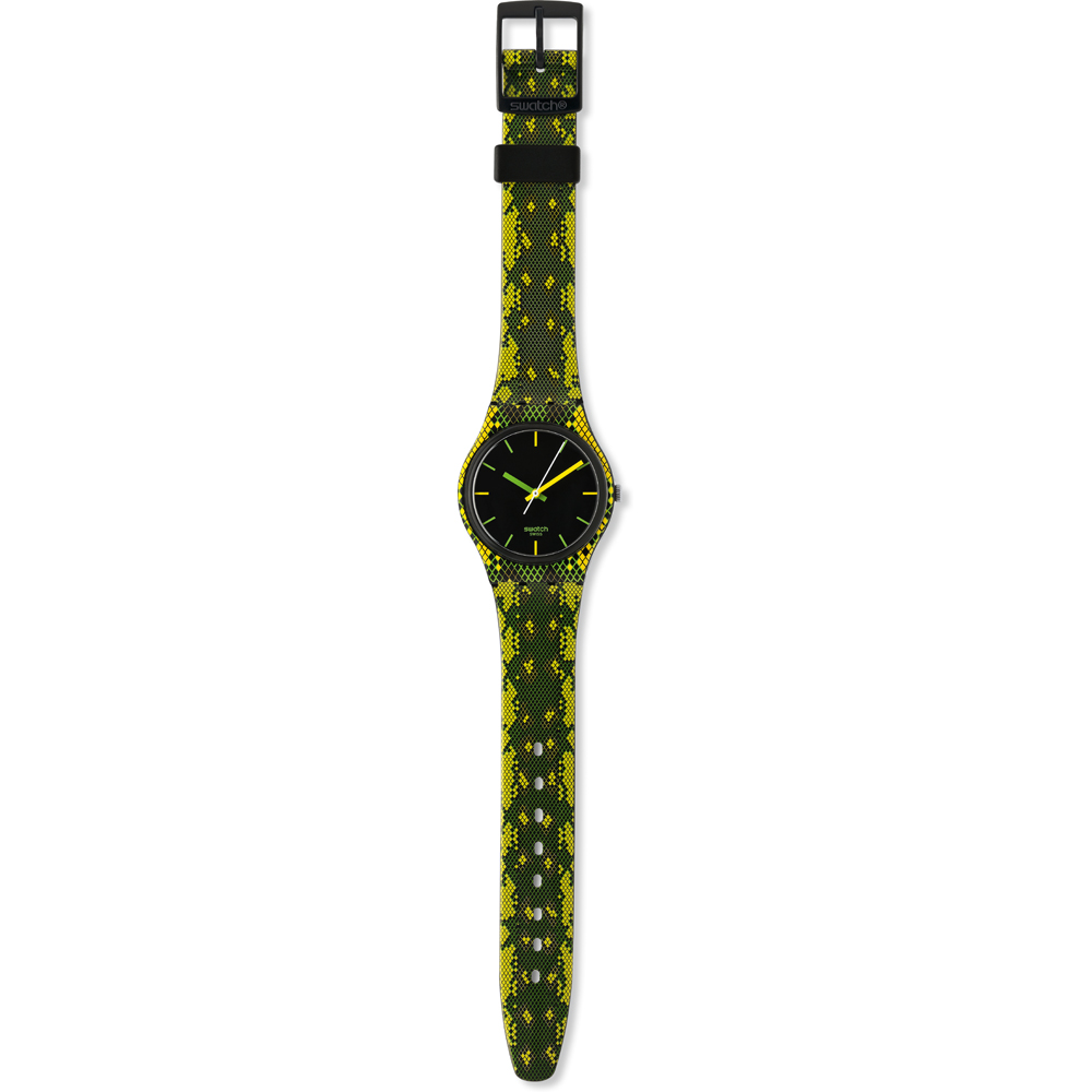 Reloj Swatch Standard Gents GB253 Snaky Green