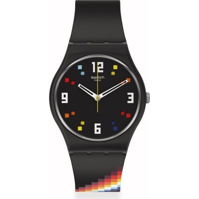 Reloj Swatch Standard Gents SO28B705 Black Carousel Squares EAN