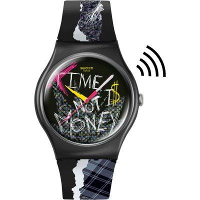 Reloj Swatch Originals Large (41mm) SO32B122-5300 Blank Check