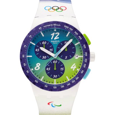 Reloj Swatch Originals Large (41mm) SUSZ403 Snowy Slopes