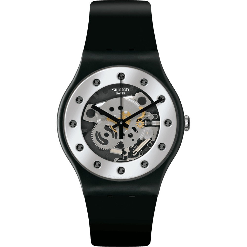 Reloj Swatch NewGent SO29B109 Silver Glam Again