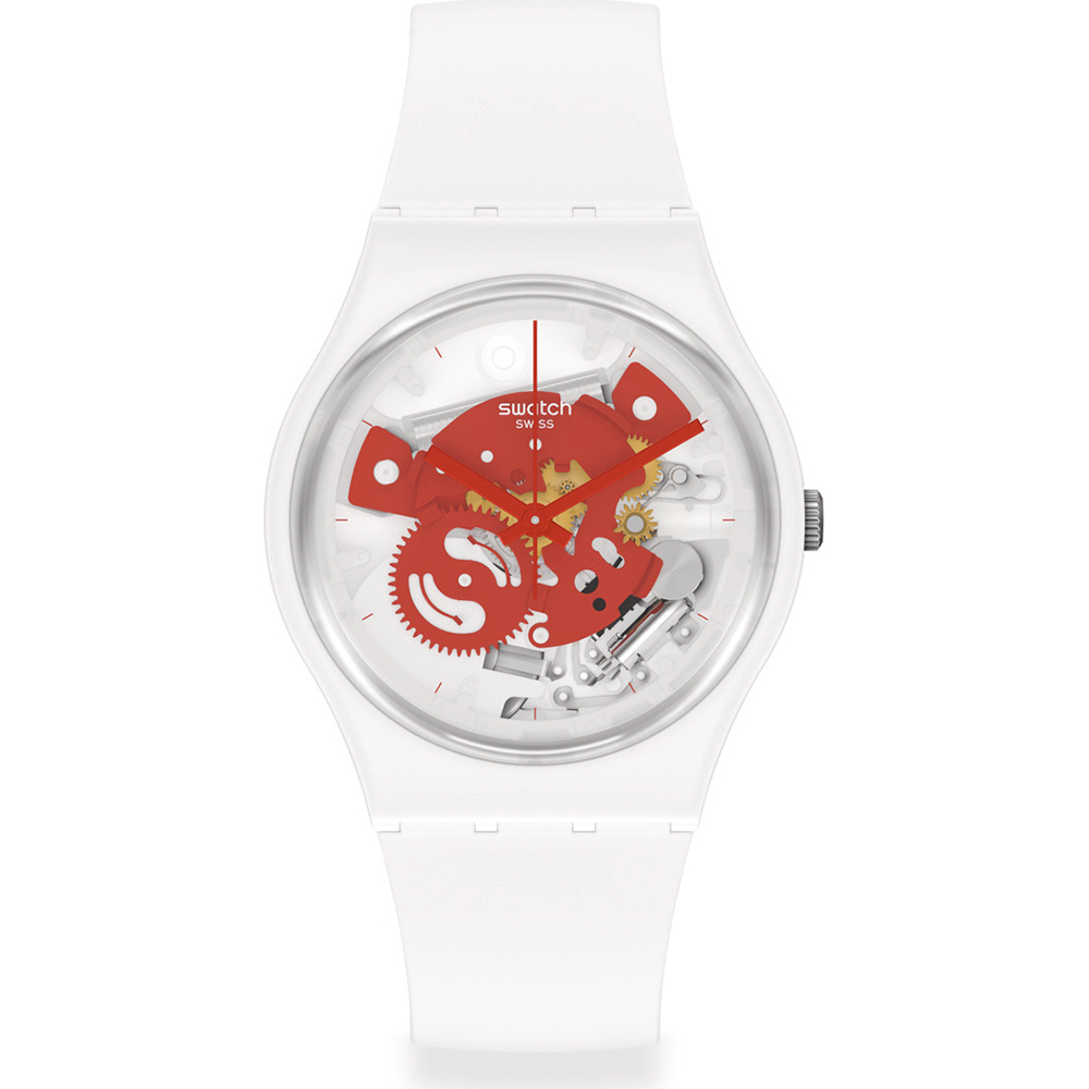 Reloj Swatch Standard Gents SO31W104 Time to red small
