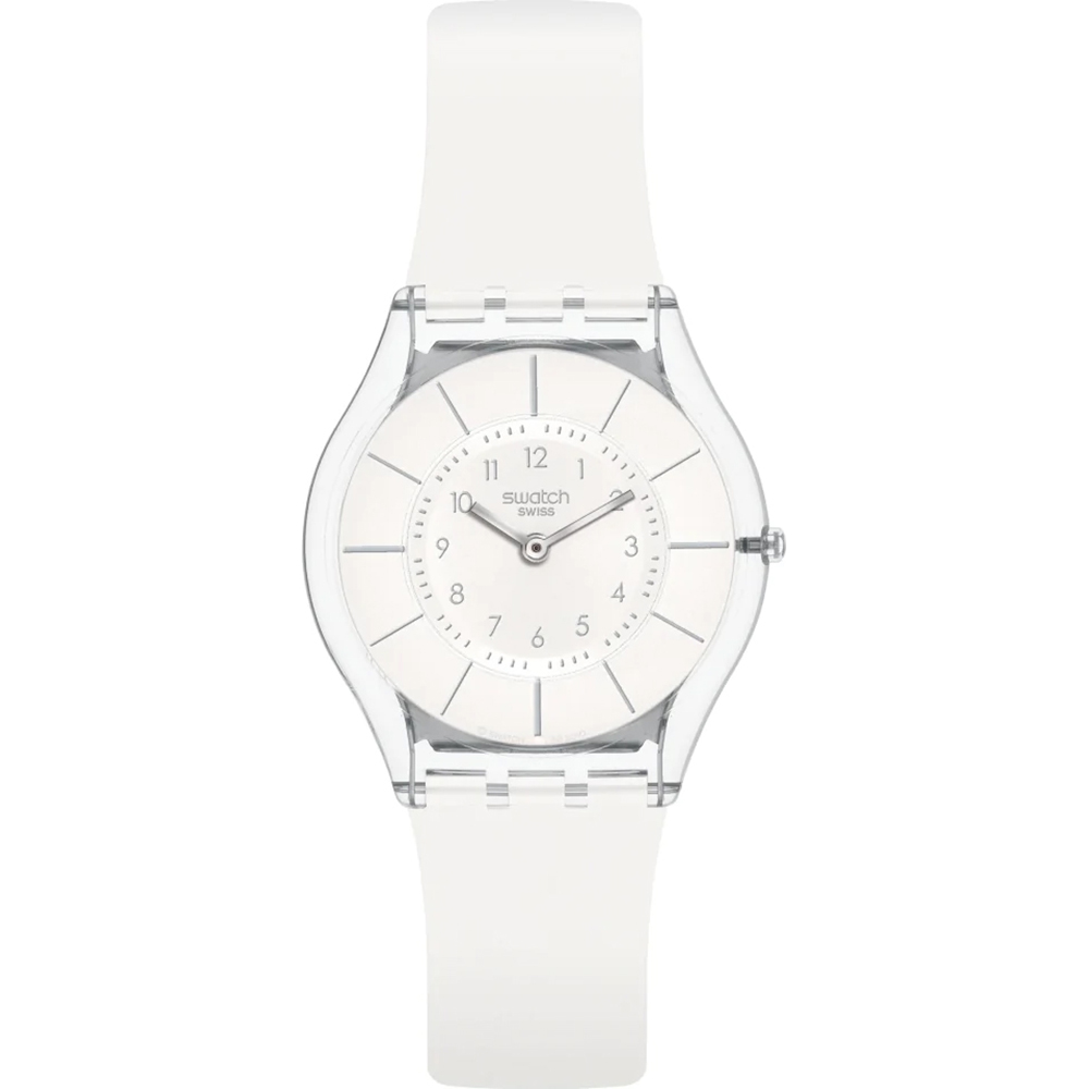 Reloj Swatch Skin SS08K102-S14 White Classiness