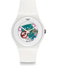 SUOW100 White Lacquered 41mm