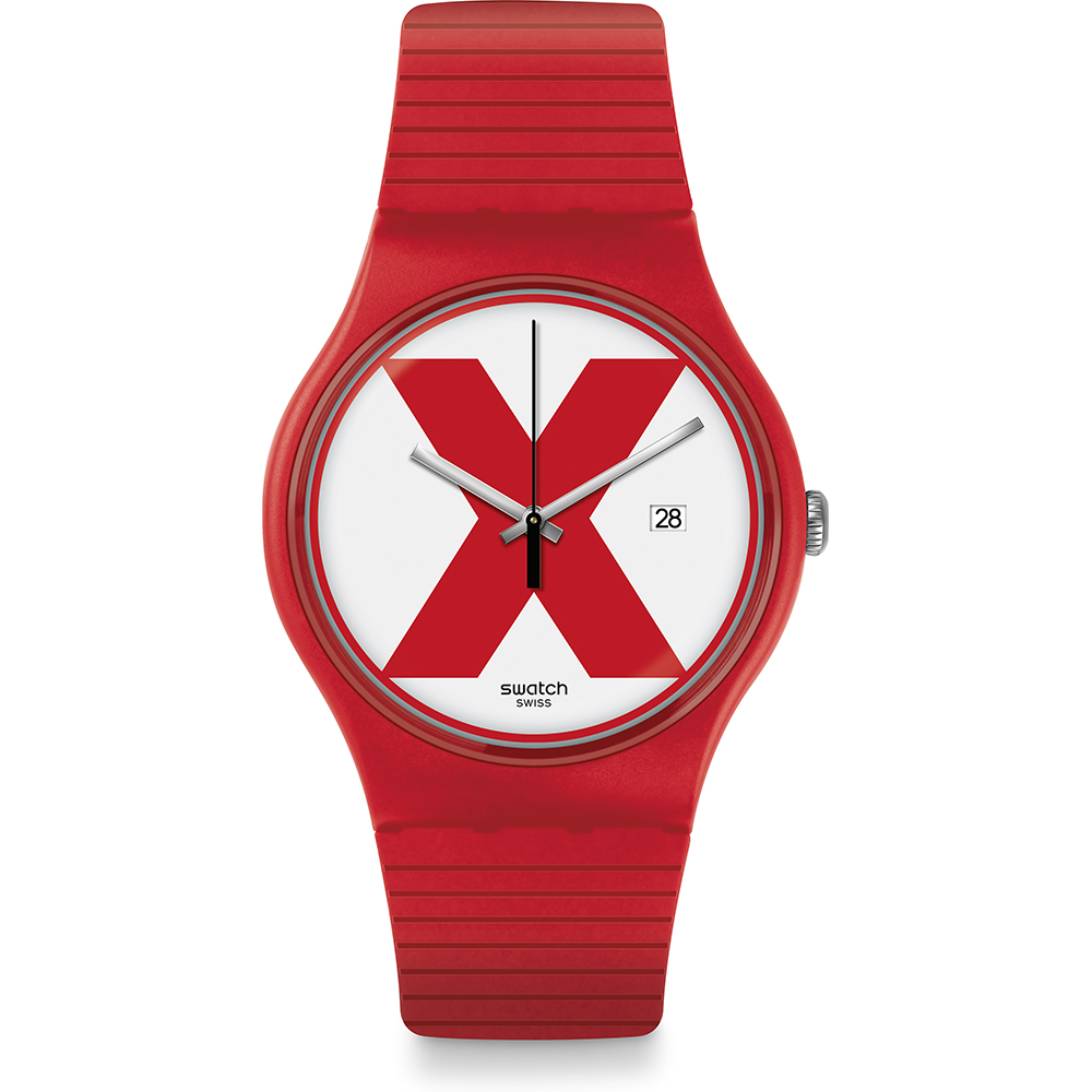 Reloj Swatch NewGent SUOR400 Xx-Rated Red