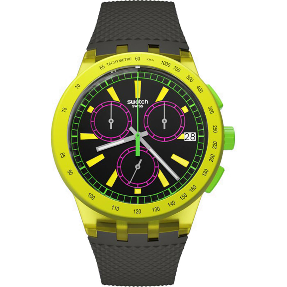 Reloj Swatch New Chrono Plastic SUSJ402 Yel-Lol