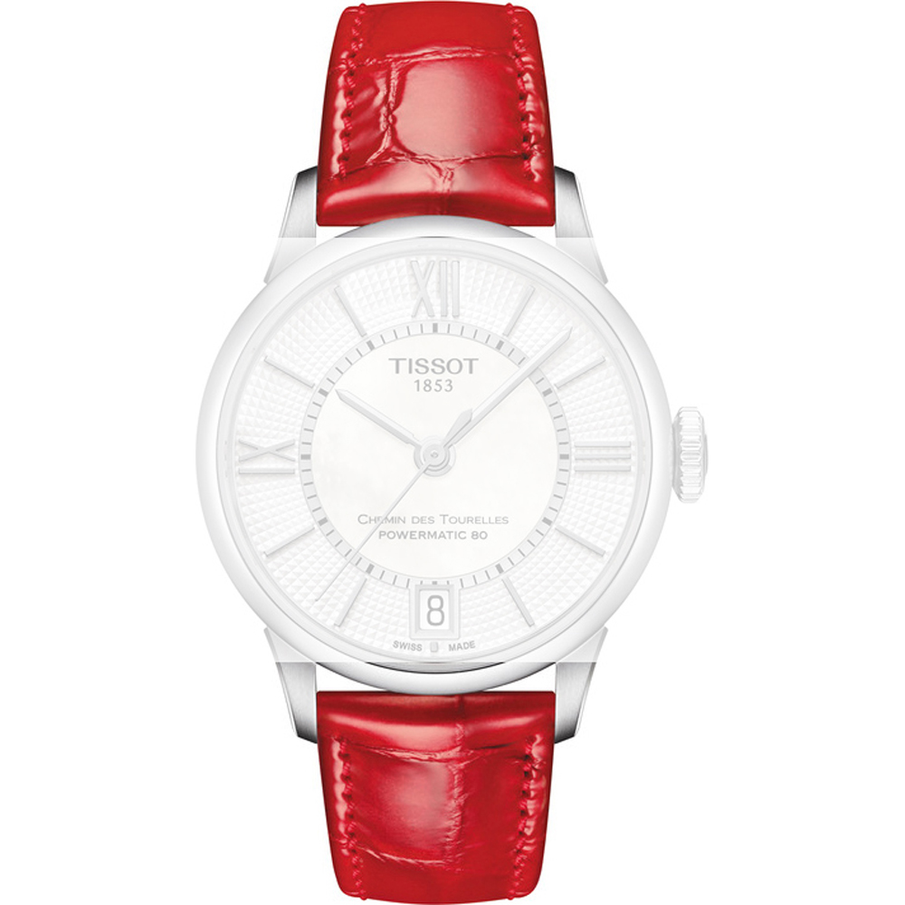 Correa Tissot T610036801 Chemin Des Tourelles • Comerciante oficial •  Reloj.es