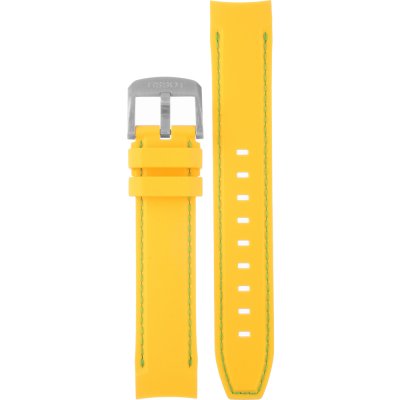 Correa de reloj silicona amarilla 22 mm T852047916 - Tissot - Ocarat