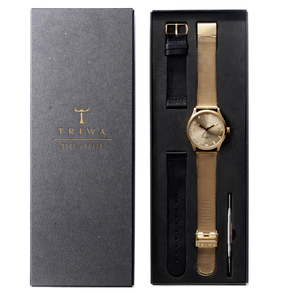 Triwa Watch Giftset Sort of Black Chrono LCST109ME021313