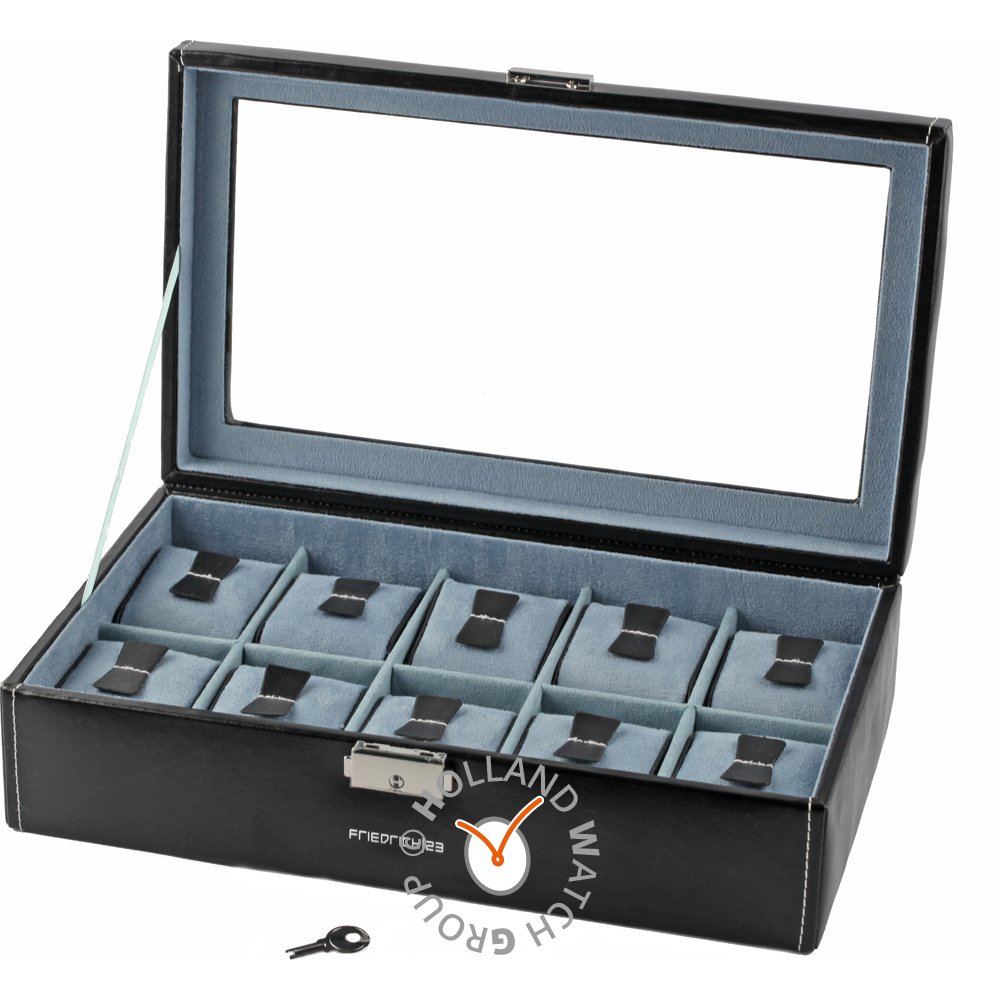 Caja para relojes HWG Accessories bond-10-black1 Watch storage box