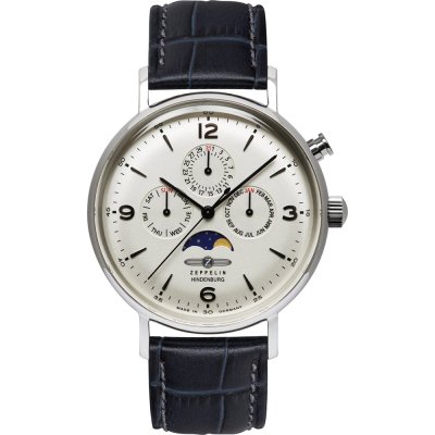 Reloj Zeppelin LZ 129 Hindenburg 8074-5 LZ 129 Hindenburg Mondphase