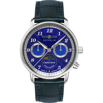 Reloj Zeppelin Friedrichshafen 8639-3 Ultramarin Captain's Line
